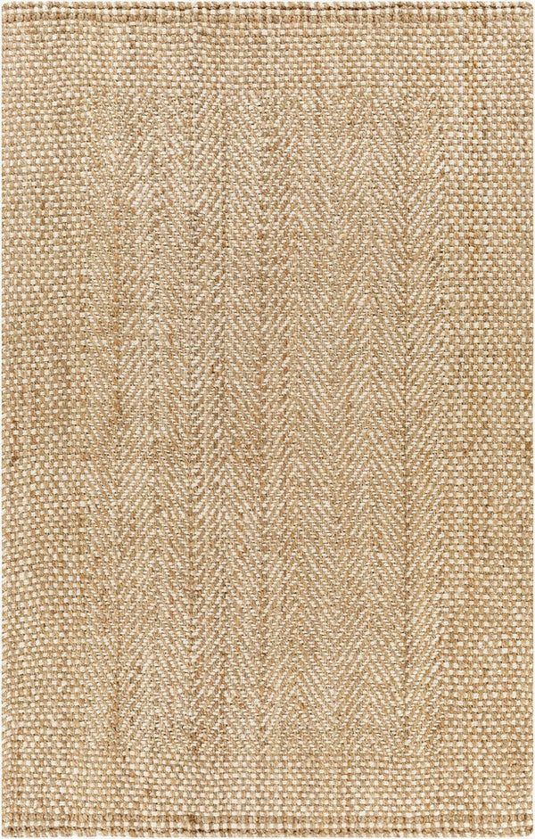 Livabliss Kerala Handwoven Jute Flatweave Area Rug Natural Fiber Accent for Living Dining Spaces Light Beige, Ta 8' x 8' Square KER2300-8SQ