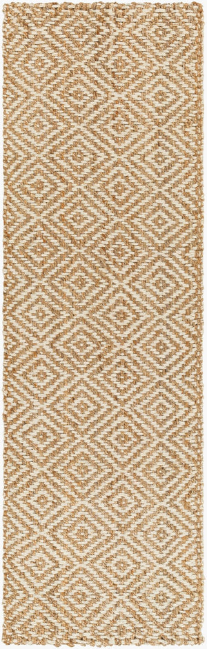 Livabliss Kerala Handwoven Jute Flatweave Rug Natural Fiber Accent for Entryway or Bathroom Light Beige, Ta 2'6" x 8' KER2301-268