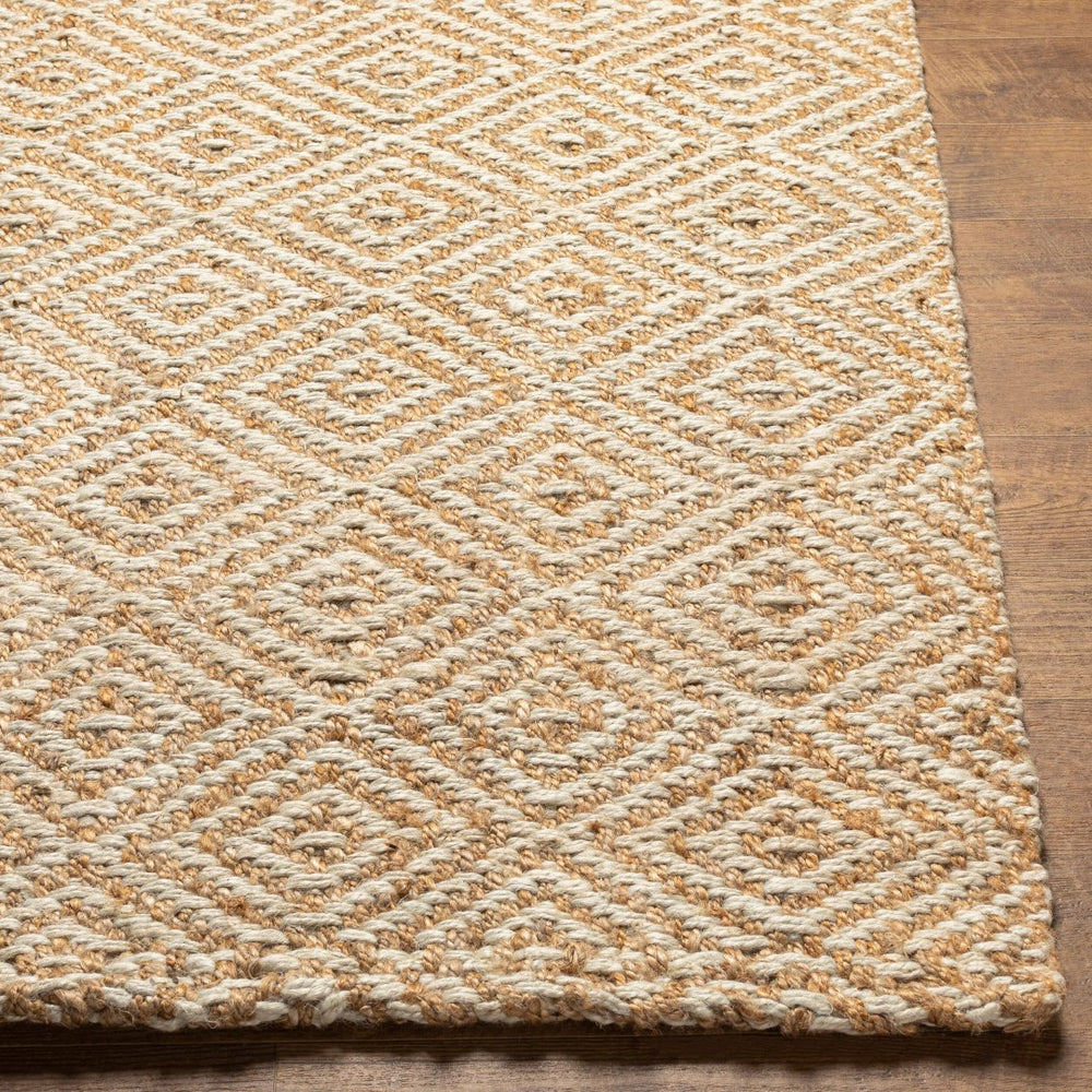 Livabliss Kerala Handwoven Jute Flatweave Rug Natural Fiber Accent for Entryway or Bathroom Light Beige, Ta 8'6" x 11'6" KER2301-86116