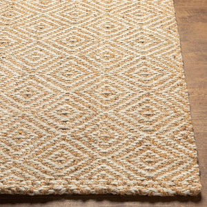 Livabliss Kerala Handwoven Jute Flatweave Rug Natural Fiber Accent for Entryway or Bathroom Light Beige, Ta 8'6" x 11'6" KER2301-86116