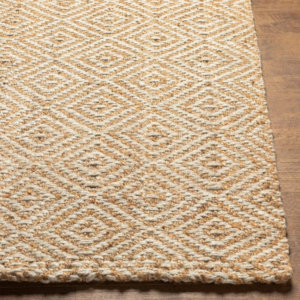 Livabliss Kerala Handwoven Jute Flatweave Rug Natural Fiber Accent for Entryway or Bathroom Light Beige, Ta 8'6" x 11'6" KER2301-86116