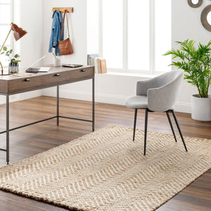 Livabliss Kerala Handwoven Jute Flatweave Area Rug Natural Fiber Cottage Charm for Entryways Light Beige, Ta 9'6" x 13'6" KER2302-96136