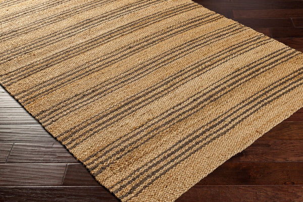 Livabliss Kerala Handwoven Jute Flatweave Area Rug Natural Fiber Accent for Living Room Light Beige, Ta 6' x 6' KER2303-6RD