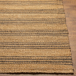 Livabliss Kerala Handwoven Jute Flatweave Area Rug Natural Fiber Accent for Living Room Light Beige, Ta 6' x 6' KER2303-6RD