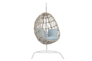 Dana Rope Hanging Club Chair in Canvas Skyline w/ Self Welt SW4301-HC-14091 Sunset West