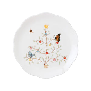 Lenox Butterfly Meadow Seasonal Dessert Plate, Set of 4 Multi, WHITE PORCELAIN 810136