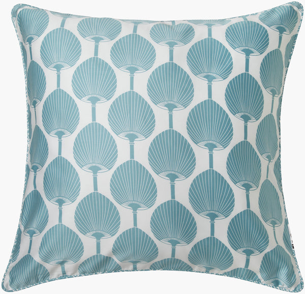 Surya Kabuki Kfb-2004 Sham - Premium Cotton Decor Accent, Modern Design For Revitalizing Your Space Aqua Cotton,Cotton Kfb2005-es