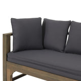 Christopher Knight Home® - Noble House - Varney Outdoor Extendable Acacia Wood Daybed Sofa