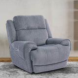 Parker House Parker Living Spencer - Tide Graphite Power Recliner Tide Graphite 100% Polyester (W) MSPE#812PH-TGR