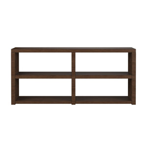 A.R.T. Furniture Verge Console Table - Handcrafted Walnut Finish, Geometric Design & Versatile Storage for Modern Spaces 337307-1960