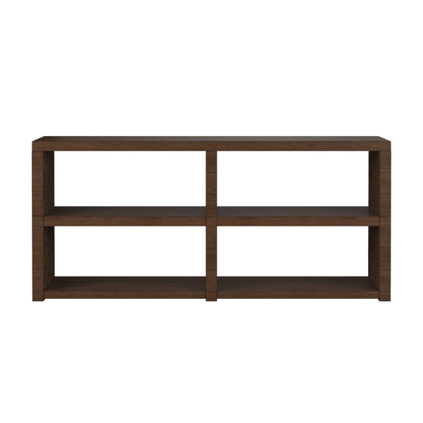 A.R.T. Furniture Verge Console Table - Handcrafted Walnut Finish, Geometric Design & Versatile Storage for Modern Spaces 337307-1960