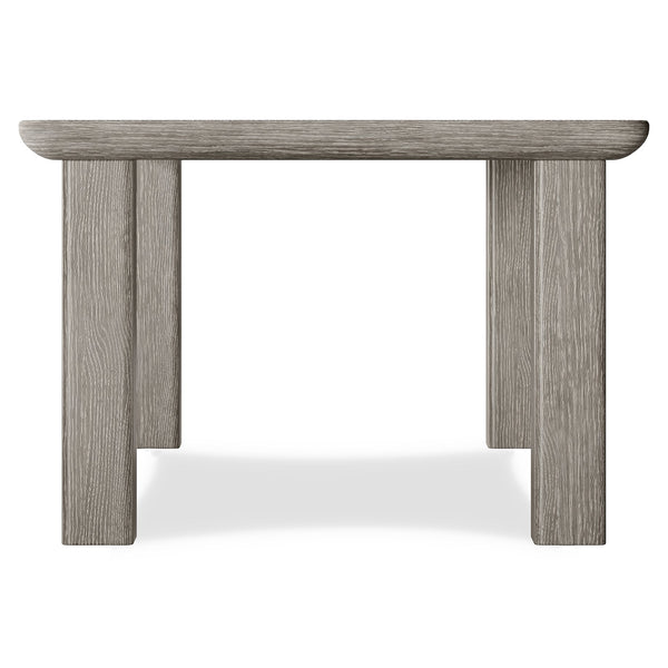 Bernhardt Bernhardt Monolith Dining Table With Wire-Brushed Oak Puma Finish, 84" Expandable Top, Rustic Modern Charm 343222