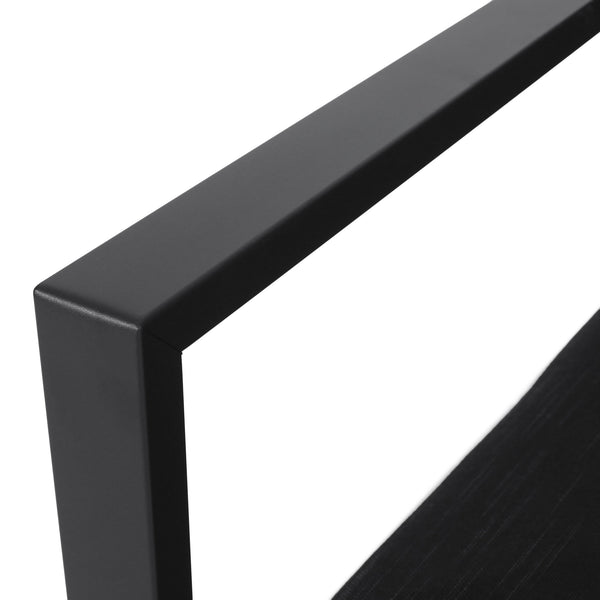 English Elm Christopher Knight Home® - NAVAN Dark Gray 3-Piece Outdoor Chat Set — Aluminum Frame, Compact 52.5"L x 31"W x 23.9"H Comfortable Seating 63056.00DGY