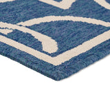 Christopher Knight Home® - Noble House - Jacyntha Indoor Geometric 8 X 11 Area Rug, Navy and Ivory