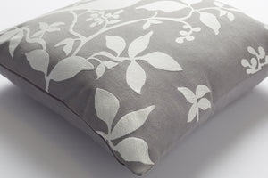 Surya Kingdom 18"X18" Cotton Accent Pillow - Elegant Design For Modern & Classic Decor, Easy Care! Gray Cotton,Cotton Kgdm7048-1818d