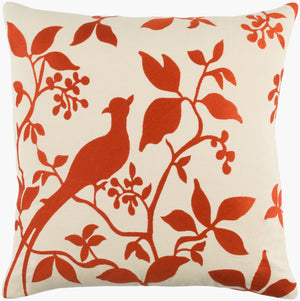 Surya Kingdom 18"X18" Cotton Accent Pillow - Elegant Design For Modern & Classic Decor, Easy Care! Beige Cotton,Cotton Kgdm7049-1818d