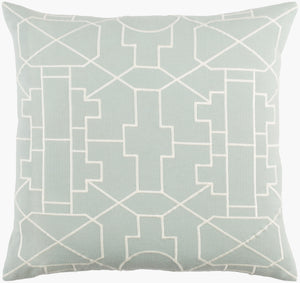 Surya Kingdom 18"X18" Cotton Accent Pillow - Elegant Design For Modern & Classic Decor, Easy Care! Gray Cotton,Cotton Kgdm7056-1818