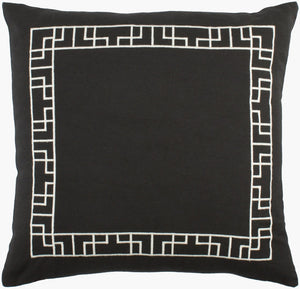Surya Kingdom Woven Cotton Accent Pillow Vintage Heritage Pattern for Sofa Chair or Bed KGDM7061-1818
