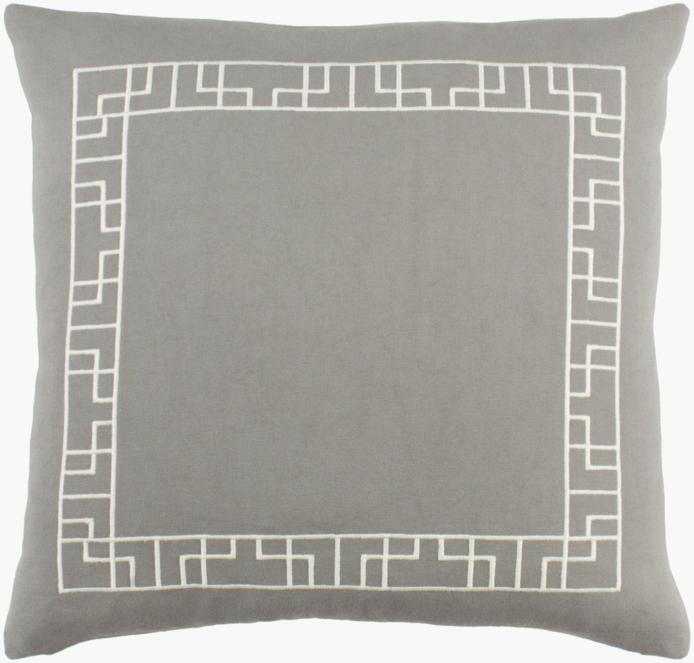 Surya Kingdom Cotton Square Accent Pillow Cottage Style Handcrafted Soft Breathable Decor KGDM7063-1818D