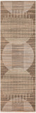 Nourison Astra Machine Washable ASW03 Machine Made Power-loomed Borderless Design Indoor Only Mid-Century Modern Scandinavian Rug Latte, Latte 100% Polyester 99446988515