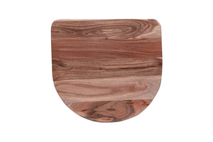 Porter Designs Clement Solid Acacia Wood Bar Stool With Sleek Design And Comfortable Scooped Seat Natural Wood 07-196-11-2097