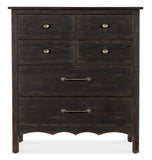 Americana Six-Drawer Chest Black Americana Collection 7050-90110-89 Hooker Furniture