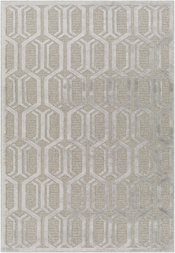 Livabliss Kingston Wool Viscose Blend Machine Woven Rug Soft Minimalist Accent for Entryways Gray, Medium Gr 9'2" x 12' KGS2305-9212