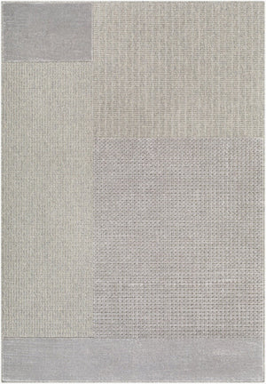 Livabliss Kingston Machine Woven Wool Viscose Accent Rug Soft Minimalist Entryway Floor Piece Light Slate, Gr 2' x 2'11" KGS2310-23