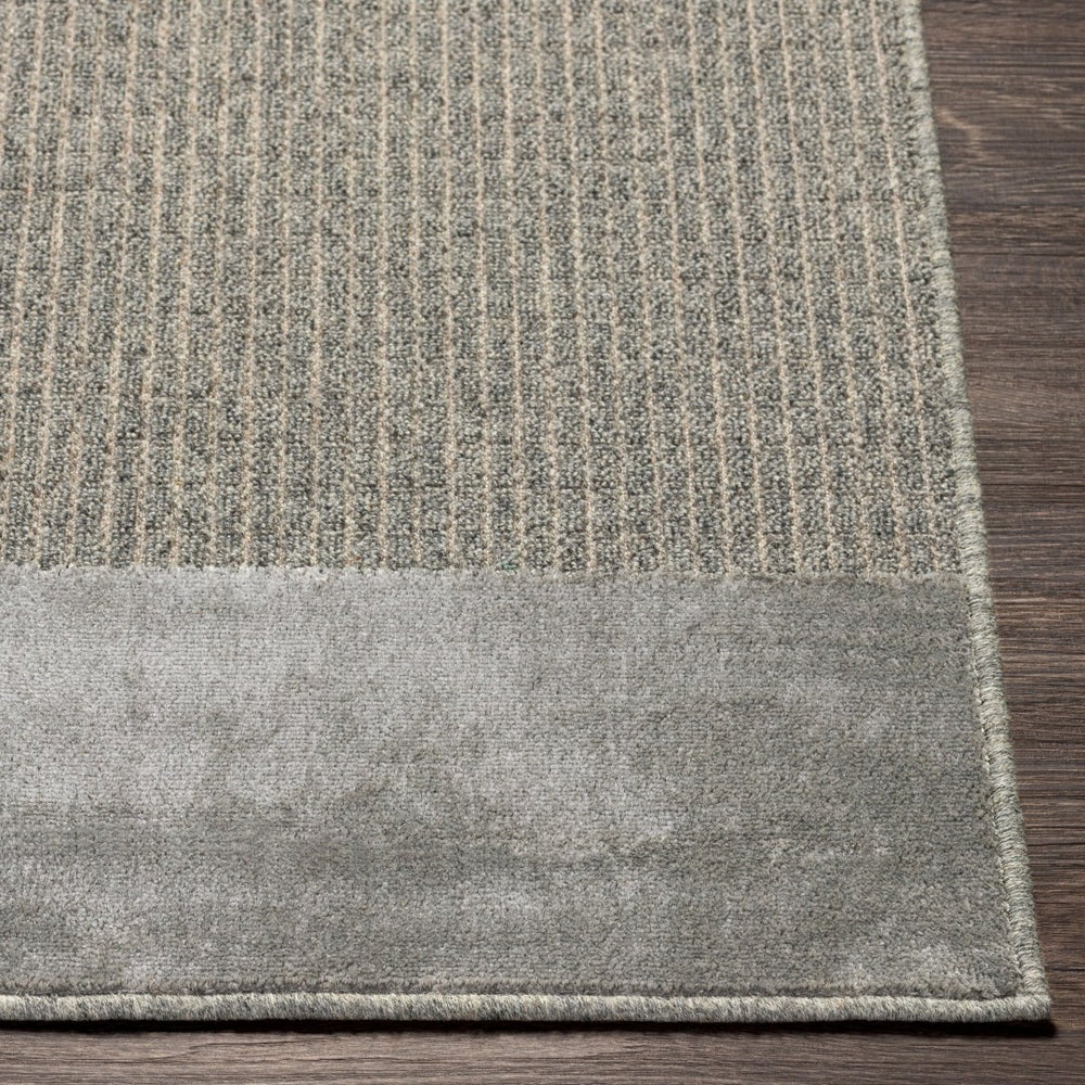 Livabliss Kingston Machine Woven Wool Viscose Accent Rug Soft Minimalist Entryway Floor Piece Light Slate, Gr 2' x 2'11" KGS2310-23