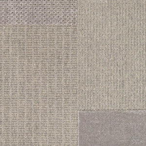 Livabliss Kingston Machine Woven Wool Viscose Accent Rug Soft Minimalist Entryway Floor Piece Light Slate, Gr 2' x 2'11" KGS2310-23