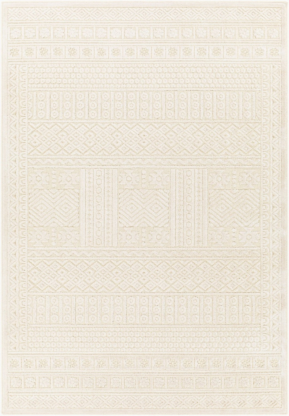 Livabliss Kingston Bohemian Global Wool Viscose Blend Area Rug Medium Pile Living Room Accent KGS2314-5373
