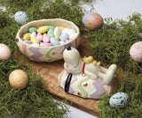 Lenox Peanuts Easter Snoopy Covered Candy Dish Multi, IVORY PORCELAIN 895685