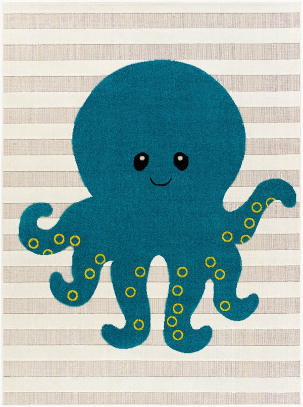 Livabliss Kindergarten Geometric Low Pile Polypropylene Area Rug Woven in Turkey for Any Room KGT2302-31157