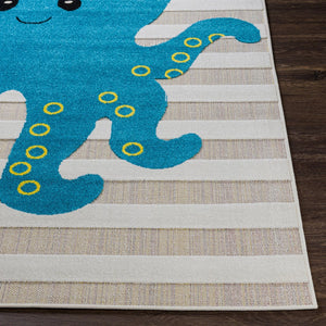 Livabliss Kindergarten Geometric Low Pile Polypropylene Area Rug Woven in Turkey for Any Room KGT2302-31157