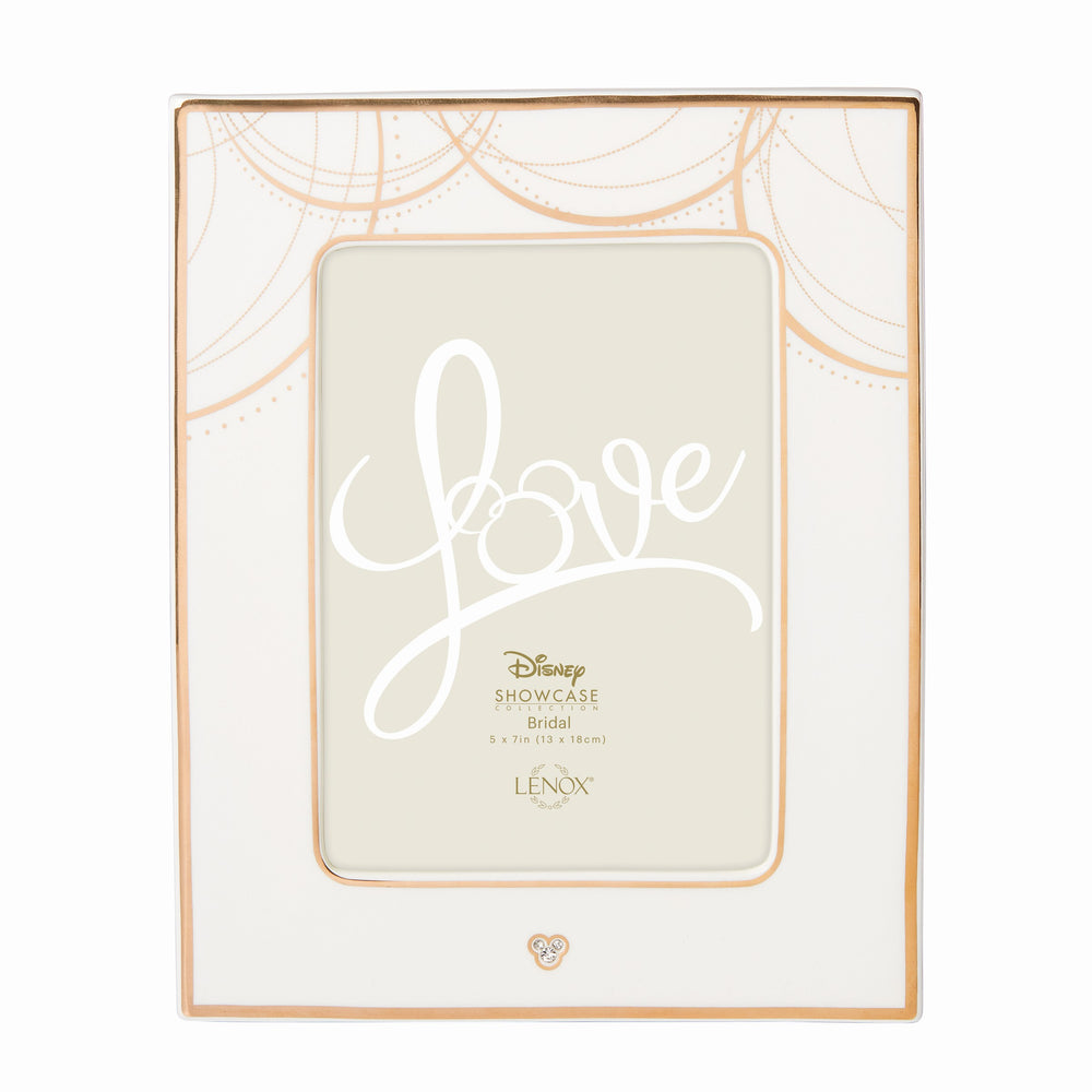 Lenox Disney Bridal 5x7 Frame Ivory, IVORY PORCELAIN 892955