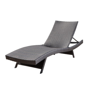 English Elm Salem Outdoor Pe Wicker Chaise Lounge Low Profile Poolside Sun Lounger 52005.00