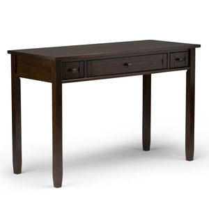 English Elm Warm Shaker Desk In Tobacco Brown – Handcrafted Solid Wood With Modern Storage For Versatile Spaces B136P159733-GIGA
