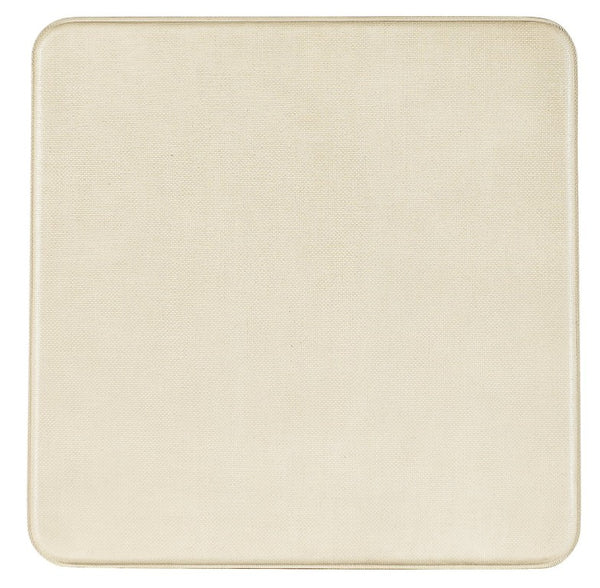 Hooker Furniture Archives Raffia End Table With Woven-Cane Detail, Flax Finish, Built-In Shelf, Coastal Boho Charm 6123-80113-05