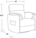 Parker Living Radius Lift - Mineral Power Lift Recliner - Set of 2 Mineral MRAD#812LIFT-2-MIN Parker House