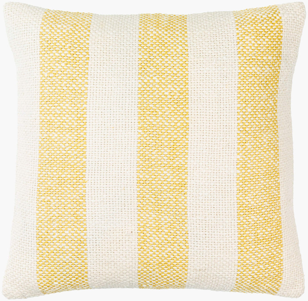 Surya Kesha Cottage Charm 18"L X 18"W Vintage-inspired Accent Pillow - Cozy Linen & Cotton Blend Decor Ivory Linen,Cotton,Cotton Kha002-1818d