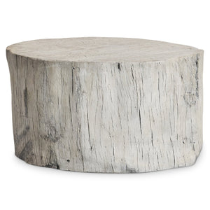 Bernhardt Bernhardt Bois Faux Wood Resin Cocktail Table Sculpted Tree Trunk Living Room Accent 32" 581011
