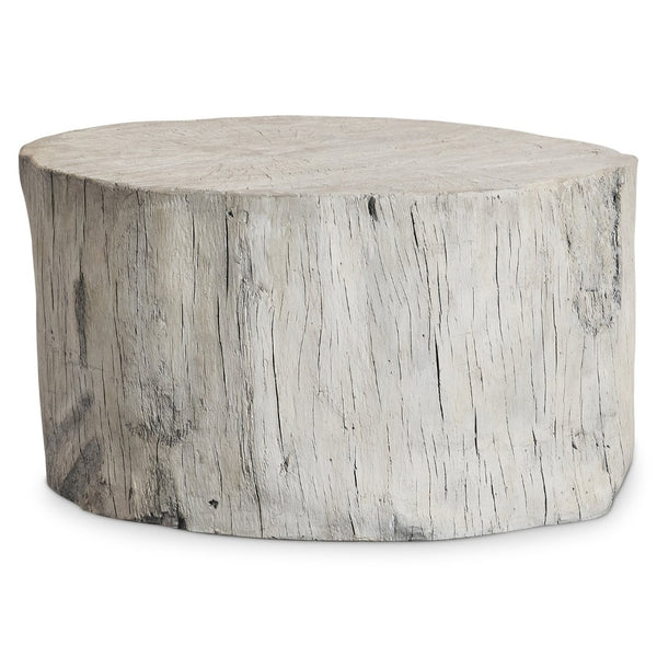 Bernhardt Bernhardt Bois Faux Wood Resin Cocktail Table Sculpted Tree Trunk Living Room Accent 32" 581011