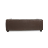 Christopher Knight Home® - Noble House - Goyette Contemporary Faux Leather 3 Seater Sofa