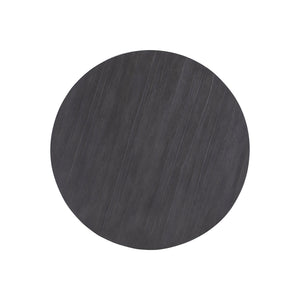 Bernhardt Bernhardt Katana Side Table Blackened Pine Finish — Sculptural Round Top, Angled Legs, Durable Grain 426125