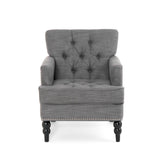 Christopher Knight Home® - Noble House - Malone Charcoal Grey Club Chair