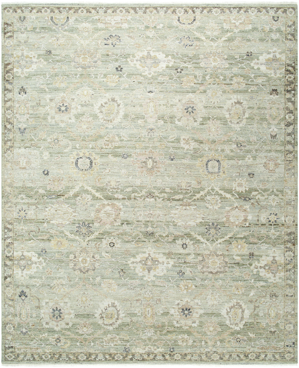 Khorasan KHO-2300 9' x 12' Handmade Rug KHO2300-912  Ash, Khaki, Sage Surya