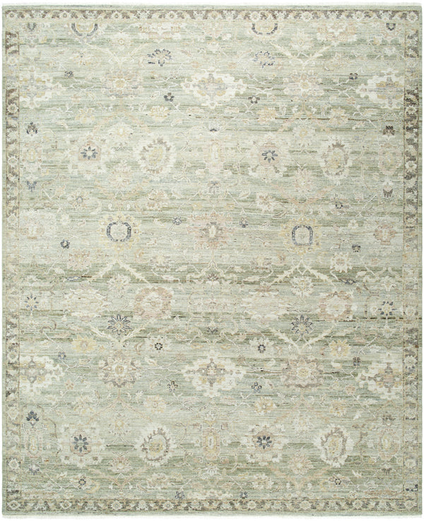 Khorasan KHO-2300 9' x 12' Handmade Rug KHO2300-912  Ash, Khaki, Sage Surya