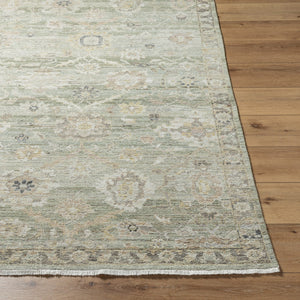 Khorasan KHO-2300 9' x 12' Handmade Rug KHO2300-912  Ash, Khaki, Sage Surya