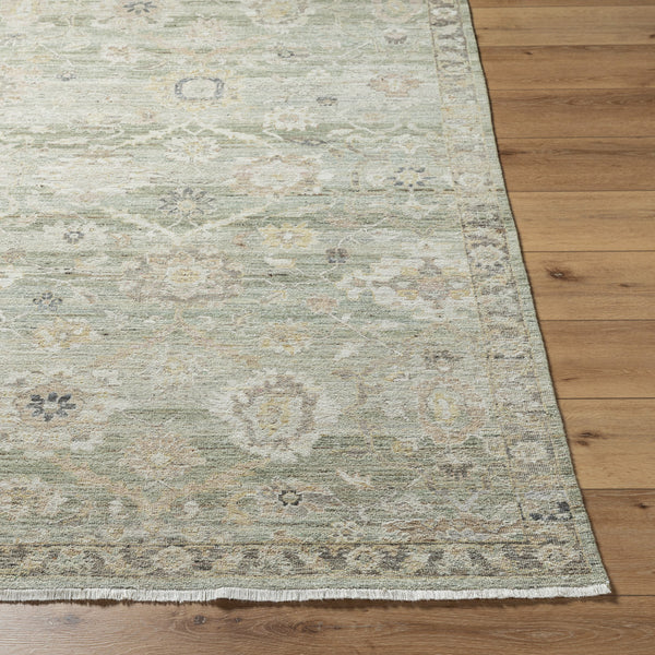 Khorasan KHO-2300 9' x 12' Handmade Rug KHO2300-912  Ash, Khaki, Sage Surya