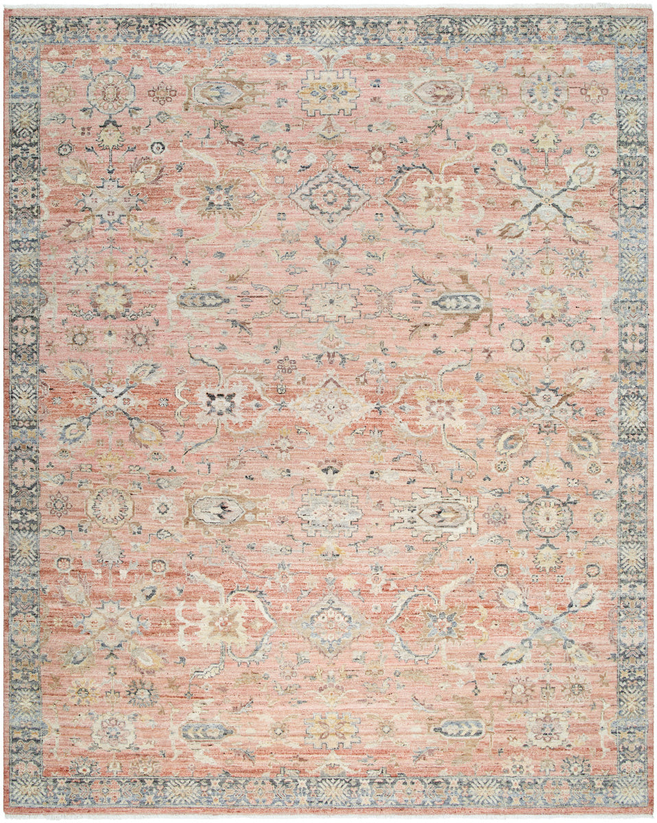Khorasan KHO-2302 9' x 12' Handmade Rug KHO2302-912  Warm Grey, Ash, Khaki, Sage, Pearl Surya